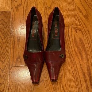 Miu Miu vintage heels size 38.5/8